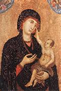 Duccio di Buoninsegna Madonna with Child and Two Angels (Crevole Madonna) dfg oil painting on canvas